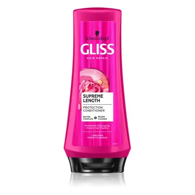 Schwarzkopf Gliss Supreme Length védő kondicionáló hosszú hajra 200 ml