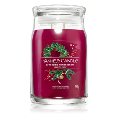 Yankee Candle Sparkling Winterberry illatgyertya Signature 567 g