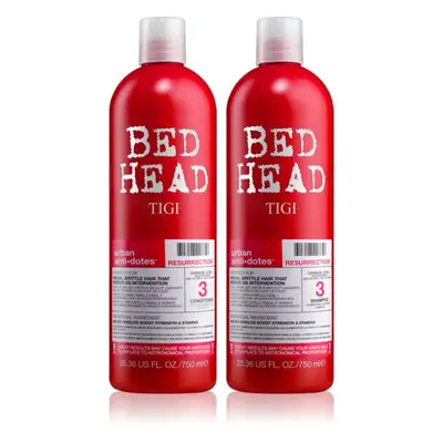 TIGI Bed Head Urban Antidotes Resurrection takarékos kiszerelés gyenge, károsult hajra hölgyekne