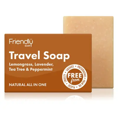 Friendly Soap Travel Soap Hair & Body természetes szappan testre és hajra 95 g