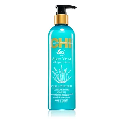 CHI Aloe Vera Curl Enhancing sampon hullámos és göndör hajra 340 ml