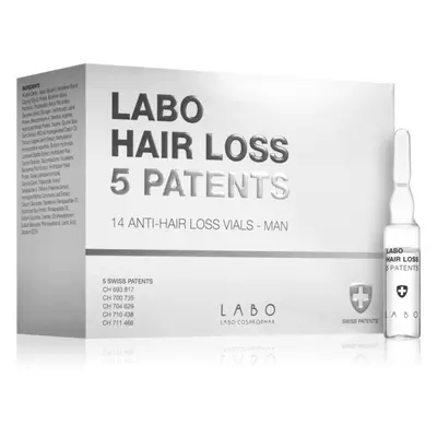 Labo Hair Loss 5 Patents intenzív kúra hajhullás ellen uraknak 14x3,5 ml