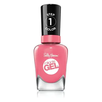 Sally Hansen Miracle Gel™ géles körömlakk UV/LED lámpa használata nélkül árnyalat 292 Rain-Glow 