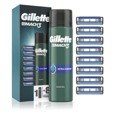 Gillette Mach3 Extra Comfort borotválkozási készlet uraknak