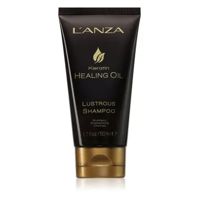 L'anza Keratin Healing Oil Lustrous Shampoo revitalizáló sampon a károsult hajra 50 ml