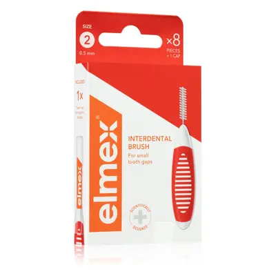 Elmex Interdental Brush fogköztisztító kefék 0.5 mm 8 db