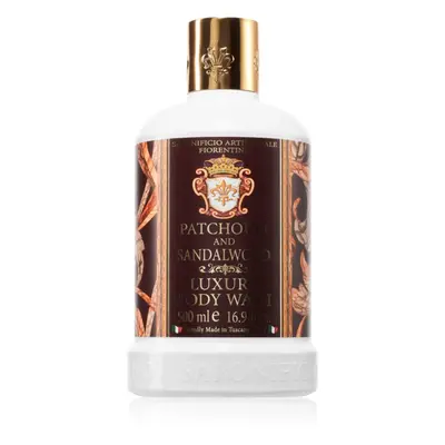 Saponificio Artigianale Fiorentino Patchouli and Sandalwood tusfürdő gél minden bőrtípusra 500 m