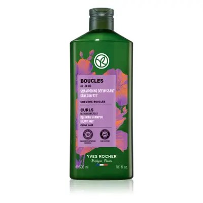 Yves Rocher Boucles sampon hullámos és göndör hajra with organic flax 300 ml