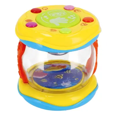 Bam-Bam Music Toy Silicone Bamboo Puzzle interaktív játék dallammal 18m+ Funny Drum 1 db