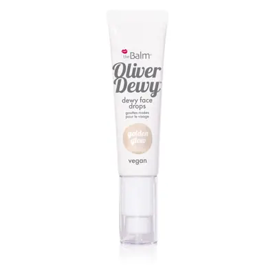 theBalm Oliver Dewy Face Drops folyékony bőrélénkítő árnyalat Golden Glow 28 ml