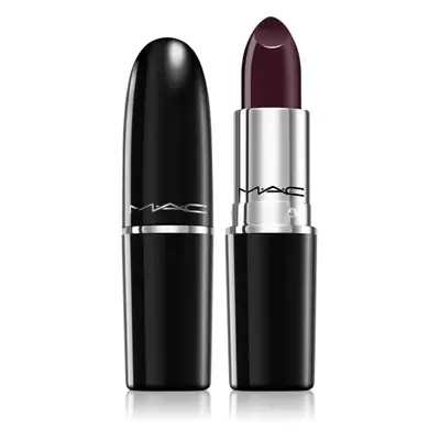 MAC Cosmetics Lustreglass Sheer-Shine Lipstick fényes ajakrúzs árnyalat Succumb To Plum 3 g