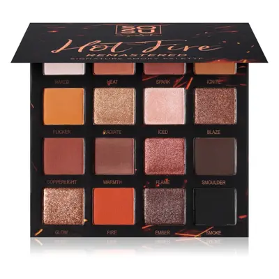 SOSU Cosmetics Hot Fire Eyeshadow Palette szemhéjfesték paletta árnyalat Hot Fire 32 g