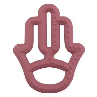 Minikoioi Teether Silicone rágóka 3m+ Rose 1 db