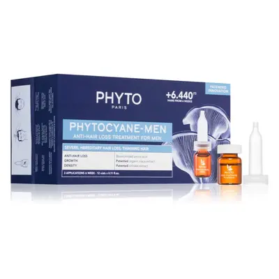 Phyto Phytocyane Men Treatment hajnövekedés és hajhullás elleni ápolás 12x3.5 ml