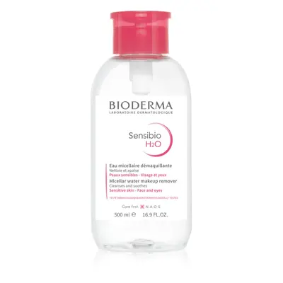 Bioderma Sensibio H2O micellás víz érzékeny bőrre adagolóval 500 ml