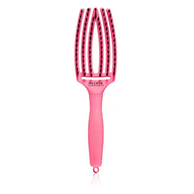 Olivia Garden Fingerbrush L´amour lapos kefe hajra Hot Pink 1 db