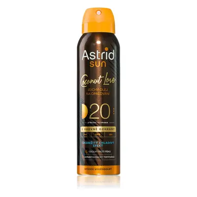 Astrid Sun Coconut Love száraz olaj napozáshoz SPF 20 közepes UV védelemmel 150 ml