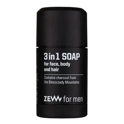 Zew For Men 3 in 1 Soap természetes puha szappan arcra, testre és hajra 3 az 1-ben 85 ml