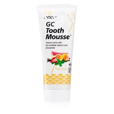 GC Tooth Mousse ásványfeltöltő védőkrém az érzékeny fogakra fluoridmentes íz Tutti Frutti 35 ml