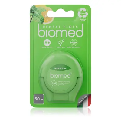 Biomed Dental Floss fogselyem Mint and Yuzu 50 m