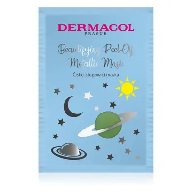 Dermacol Beautifying Peel-Off Metallic Mask lehúzható maszk mélytisztításhoz 15 ml