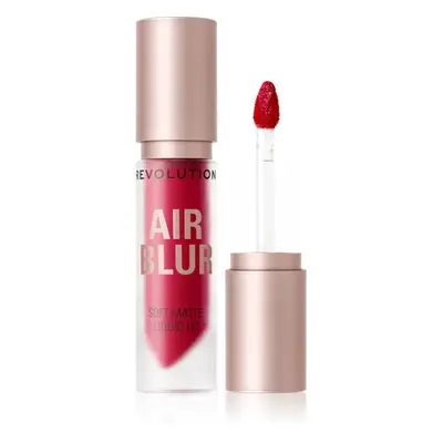 Makeup Revolution Air Blur Liquid Lipstick matt folyékony állagú ajakrúzs árnyalat Fiery 3.5 ml