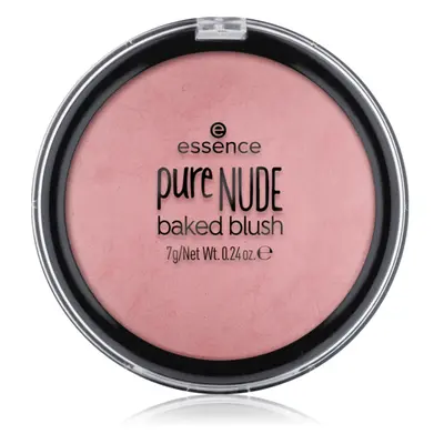 Essence pure NUDE baked púderes arcpír árnyalat 02 - Pink Flush 7 g