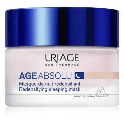 Uriage Age Absolu Redensifying Sleeping Mask bőrmegújító éjszakai maszk a bőröregedés ellen 50 m