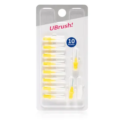 Herbadent UBrush! tartalék fogköztisztító kefe 0,6 mm Yellow 10 db