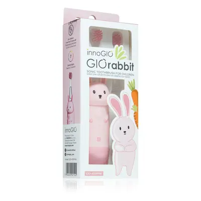 innoGIO GIORabbit Sonic Toothbrush sonic fogkefe gyermekeknek Pink 1 db