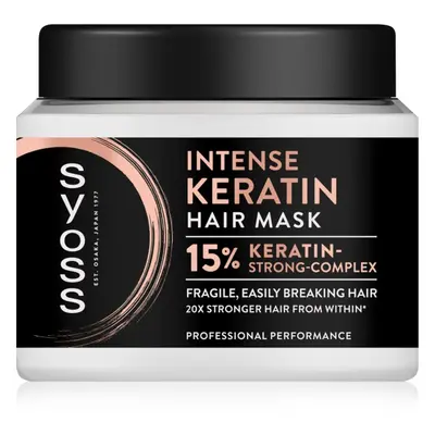 Syoss Intense Keratin intenzív pakolás hajra keratinnal 400 ml