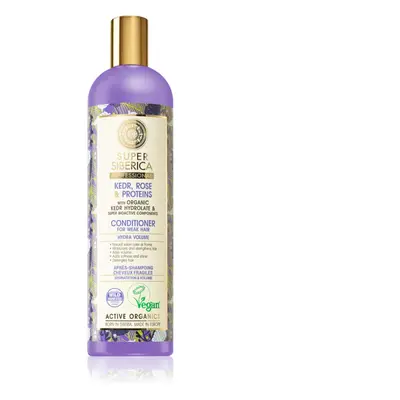 Natura Siberica Kedr, Rose & Protein dúsító kondicionáló meggyengült hajra 400 ml