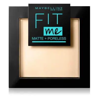 MAYBELLINE NEW YORK Fit Me! Matte+Poreless mattító púder árnyalat 115 Ivory 9 g