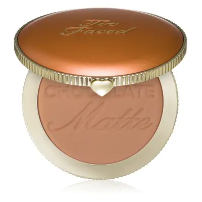 Too Faced Chocolate Soleil Matte Bronzer bronzosító matt hatással árnyalat Chocolate Soleil 8 g