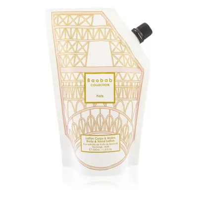 Baobab Collection Body Wellness Paris kéz és testápoló krém utántöltő 350 ml