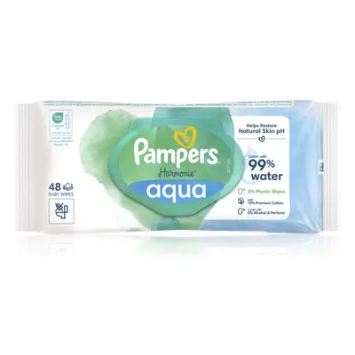 Pampers Harmonie Aqua nedves törlőkendő gyerekeknek 48 db