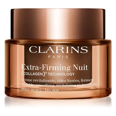 Clarins Extra-Firming Night Cream éjszakai liftinges krém ráncok ellen száraz bőrre 50 ml