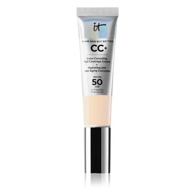 IT Cosmetics Your Skin But Better CC+ fedő hatású alapozó SPF 50+ hölgyeknek Fair Light 32 ml