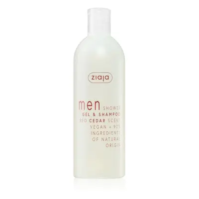 Ziaja Men sampon és tusfürdő gél 2 in 1 Red Cedar 400 ml