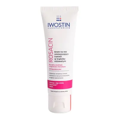 Iwostin Rosacin éjszakai krém bőrpír csökkentő hatással 40 ml