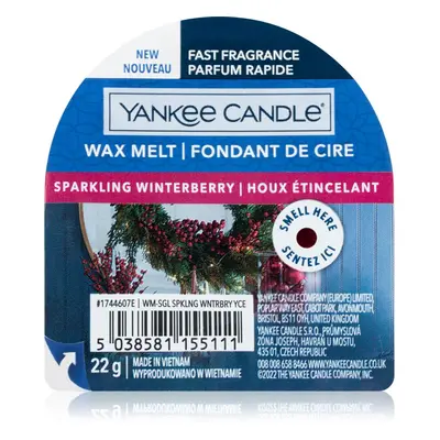 Yankee Candle Sparkling Winterberry illatos viasz aromalámpába Signature 22 g