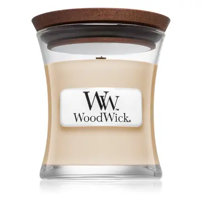 Woodwick Vanilla Bean illatgyertya fa kanóccal 85 g