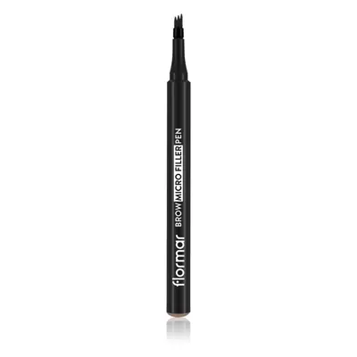 flormar Brow Micro Filler Pen szemöldök fixáló árnyalat 001 Light Brown 1.1 ml