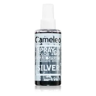 Delia Cosmetics Cameleo Spray & Go színező hajspray árnyalat Silver 150 ml