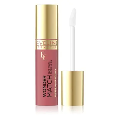 Eveline Cosmetics Wonder Match hidratáló olaj az ajkakra árnyalat 04 Raspberry Sorbet 5 ml