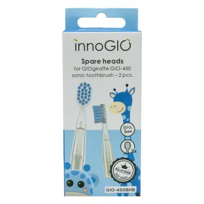 innoGIO GIOGiraffe Spare Heads for Sonic Toothbrush tartalék fejek a szónikus elemes fogkeféhez 