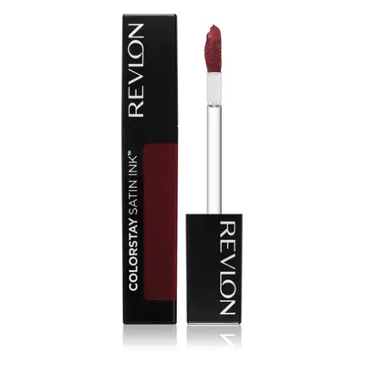 Revlon Cosmetics ColorStay™ Satin Ink hosszantartó folyékony rúzs árnyalat N°021 Partner in Wine