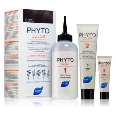 Phyto Color hajfesték ammónia nélkül árnyalat 5 Light Brown 1 db