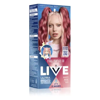 Schwarzkopf LIVE Ultra Brights or Pastel félig állandó hajfesték árnyalat 025 Dusty Rose 1 db