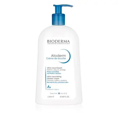 Bioderma Atoderm Shower Cream tápláló tusolókrém normáltól száraz és érzékeny bőrre 1000 ml